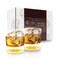 Premium Whiskey Glasses Set of 2, Bourbon Glass, Whiskey Glass, Double Wall Old Fashioned Glass, Crystal Glasses, Unique design of Whiskey Glasses, Great Gifts for Men